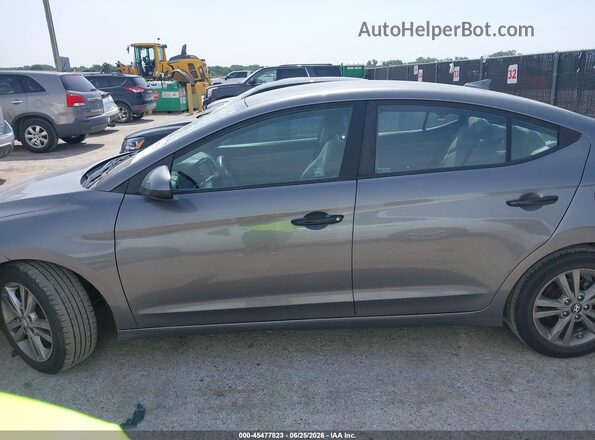 5NPD84LF7JH239728 2018 HYUNDAI ELANTRA Gray სალონის 360-გრადუსიანი ხედი