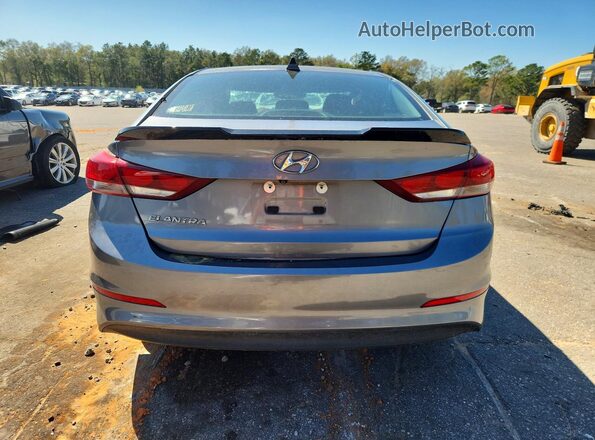 5NPD84LF7JH243732 2018 HYUNDAI ELANTRA Серый Вид сзади