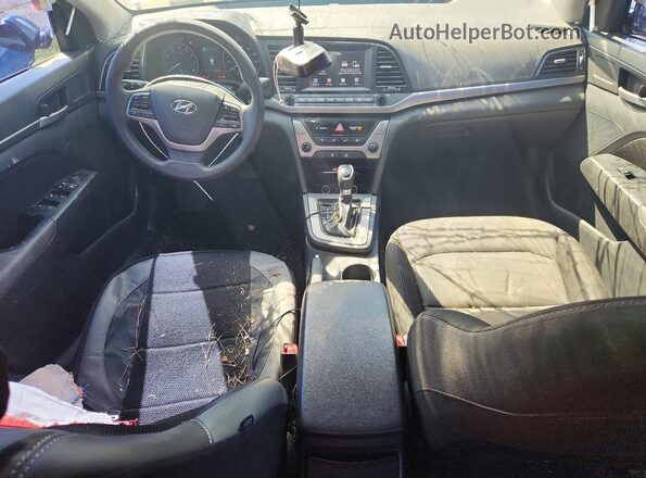 5NPD84LF7JH243732 2018 HYUNDAI ELANTRA Серый Вид панели приборов