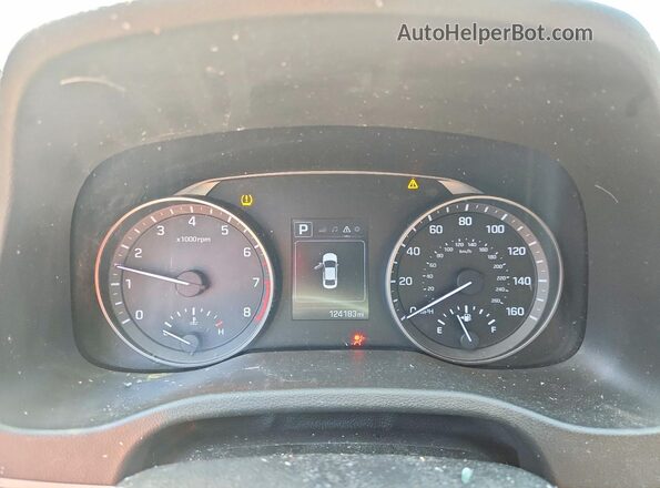5NPD84LF7JH243732 2018 HYUNDAI ELANTRA Серый Вид щитка приборов