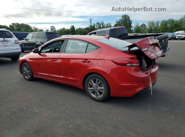 5NPD84LF7JH266749 2018 HYUNDAI ELANTRA Orange უკანა მარცხენა