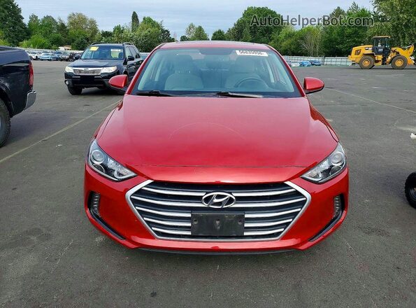 5NPD84LF7JH266749 2018 HYUNDAI ELANTRA Orange წინა ხედი