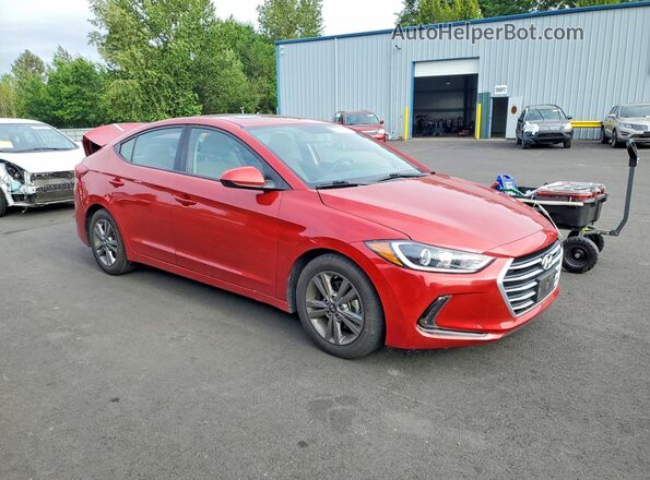 5NPD84LF7JH266749 2018 HYUNDAI ELANTRA Orange წინა მარჯვენა