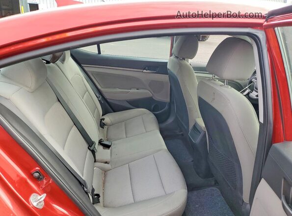 5NPD84LF7JH266749 2018 HYUNDAI ELANTRA Orange უკანა სავარძლების ხედი