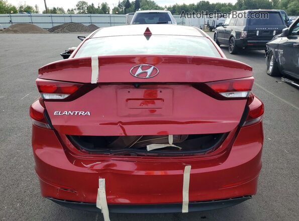 5NPD84LF7JH266749 2018 HYUNDAI ELANTRA Orange უკანა ხედი
