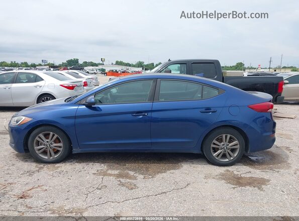 5NPD84LF7JH290453 2018 HYUNDAI ELANTRA Blue 