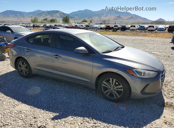 5NPD84LF7JH324553 2018 HYUNDAI ELANTRA Gray 