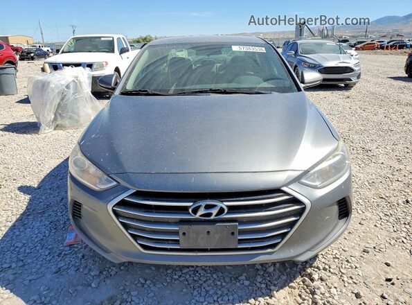 5NPD84LF7JH324553 2018 HYUNDAI ELANTRA Gray 