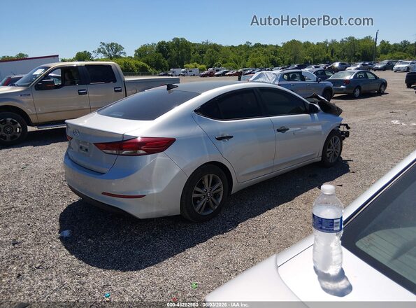5NPD84LF7JH339599 2018 HYUNDAI ELANTRA Серебряный Задняя правая четверть