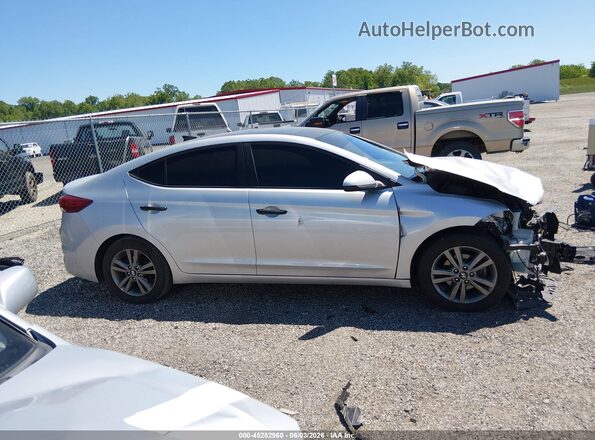 5NPD84LF7JH339599 2018 HYUNDAI ELANTRA Серебряный Панорамный вид салона 360°