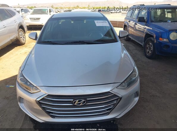 5NPD84LF7JH340302 2018 HYUNDAI ELANTRA Silver Widok zestawu wskaźników