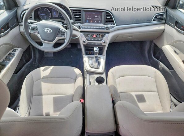 5NPD84LF7JH342101 2018 HYUNDAI ELANTRA Gray 