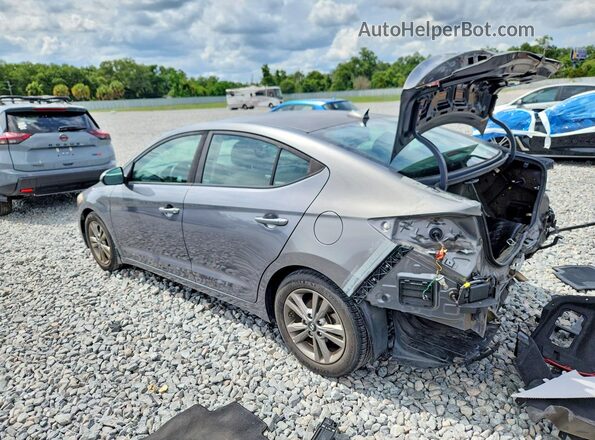 5NPD84LF7JH342101 2018 HYUNDAI ELANTRA Gray 