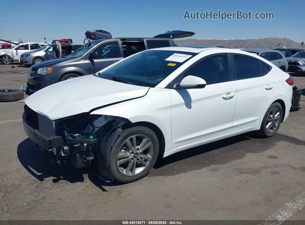 5NPD84LF7JH349114 2018 HYUNDAI ELANTRA White 