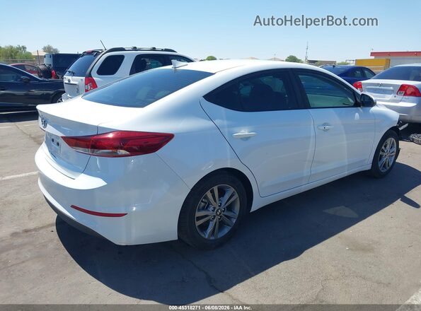 5NPD84LF7JH349114 2018 HYUNDAI ELANTRA White 