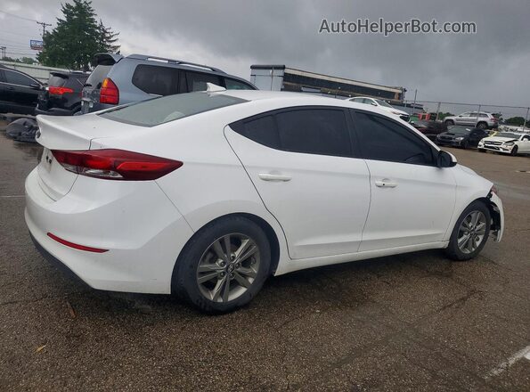 5NPD84LF7JH354104 2018 HYUNDAI ELANTRA White Trasero derecho