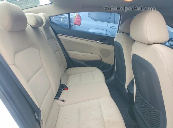 5NPD84LF7JH354104 2018 HYUNDAI ELANTRA White Vista de los asientos traseros
