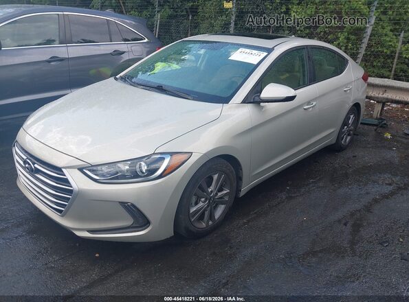 5NPD84LF7JH357343 2018 HYUNDAI ELANTRA Silver Front left