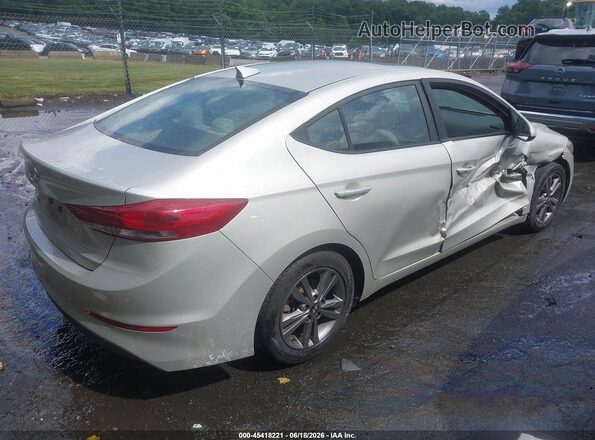 5NPD84LF7JH357343 2018 HYUNDAI ELANTRA Silver Rear right