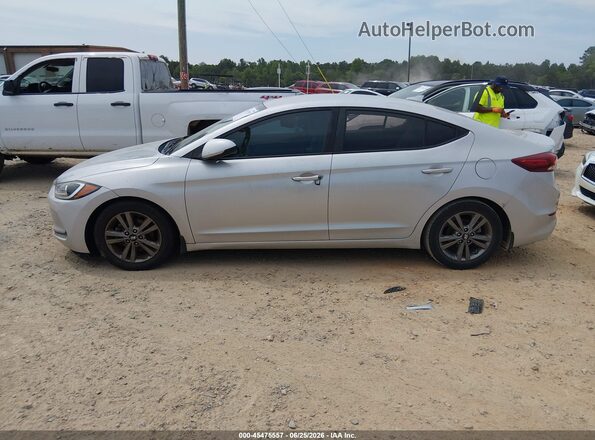 5NPD84LF7JH360906 2018 HYUNDAI ELANTRA Silver Вид задньої частини салону