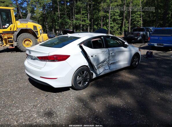 5NPD84LF7JH363546 2018 HYUNDAI ELANTRA White Հետևի աջ