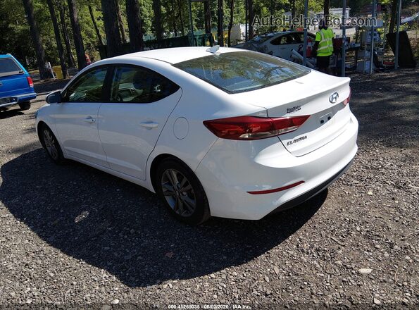 5NPD84LF7JH363546 2018 HYUNDAI ELANTRA White Հետևի ձախ