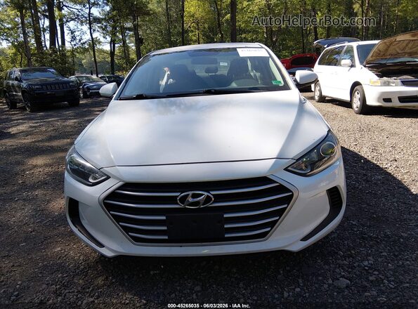 5NPD84LF7JH363546 2018 HYUNDAI ELANTRA White Սարքավորումների վահանակի տեսք