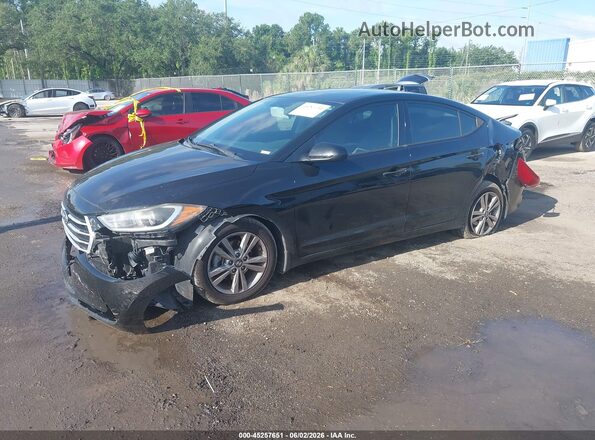 5NPD84LF7JH366270 2018 HYUNDAI ELANTRA Black Przód lewy