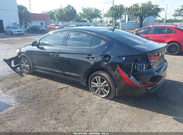 5NPD84LF7JH366270 2018 HYUNDAI ELANTRA Black Tył lewy