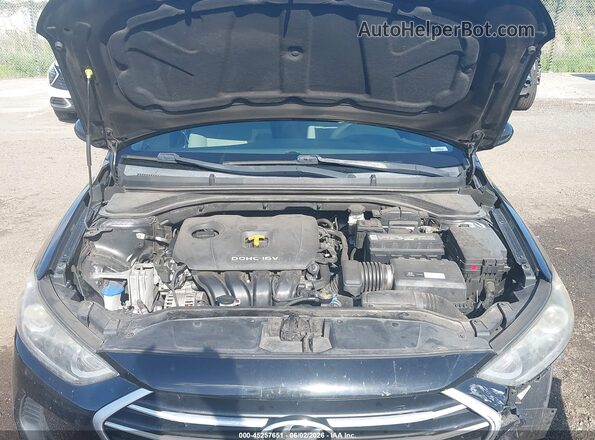 5NPD84LF7JH366270 2018 HYUNDAI ELANTRA Black Widok z tyłu