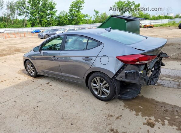 5NPD84LF7JH371159 2018 HYUNDAI ELANTRA Gray Հետևի ձախ
