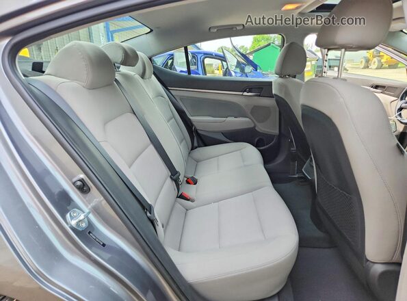 5NPD84LF7JH371159 2018 HYUNDAI ELANTRA Gray Հետևի նստատեղերի տեսք