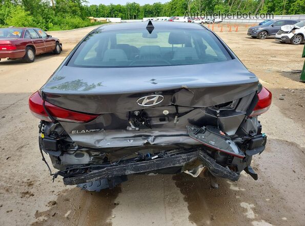 5NPD84LF7JH371159 2018 HYUNDAI ELANTRA Gray Հետևի տեսք