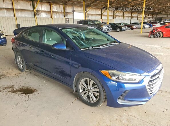 5NPD84LF7JH374529 2018 HYUNDAI ELANTRA Blue 