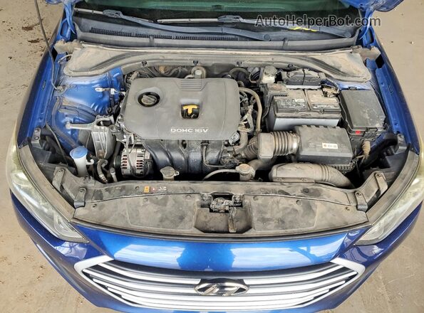 5NPD84LF7JH374529 2018 HYUNDAI ELANTRA Blue 