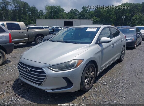 5NPD84LF7JH374966 2018 HYUNDAI ELANTRA Silver Front left