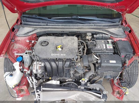 5NPD84LF7JH394280 2018 HYUNDAI ELANTRA Red უკანა ხედი