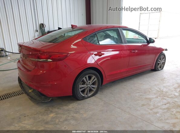 5NPD84LF7JH394280 2018 HYUNDAI ELANTRA Red უკანა მარჯვენა
