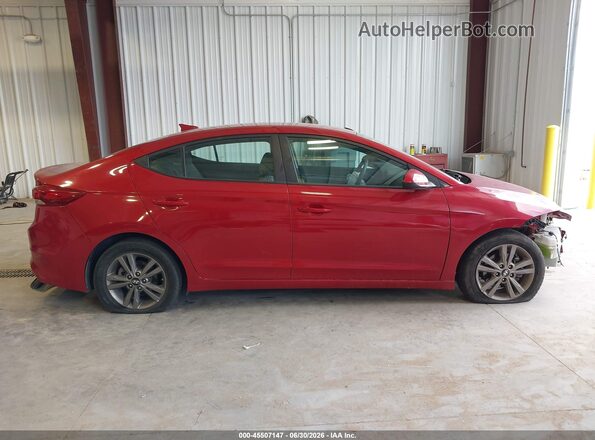 5NPD84LF7JH394280 2018 HYUNDAI ELANTRA Red სალონის 360-გრადუსიანი ხედი