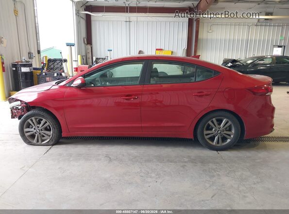 5NPD84LF7JH394280 2018 HYUNDAI ELANTRA Red 