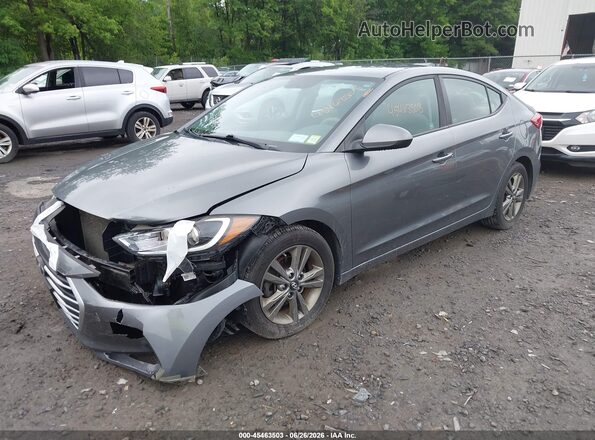 5NPD84LF7JH397468 2018 HYUNDAI ELANTRA Pewter Front left