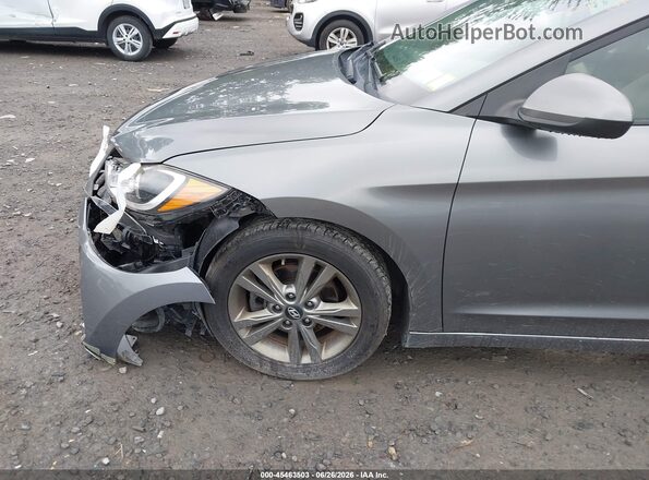 5NPD84LF7JH397468 2018 HYUNDAI ELANTRA Pewter Front view