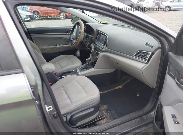 5NPD84LF7JH397468 2018 HYUNDAI ELANTRA Pewter Front interior view