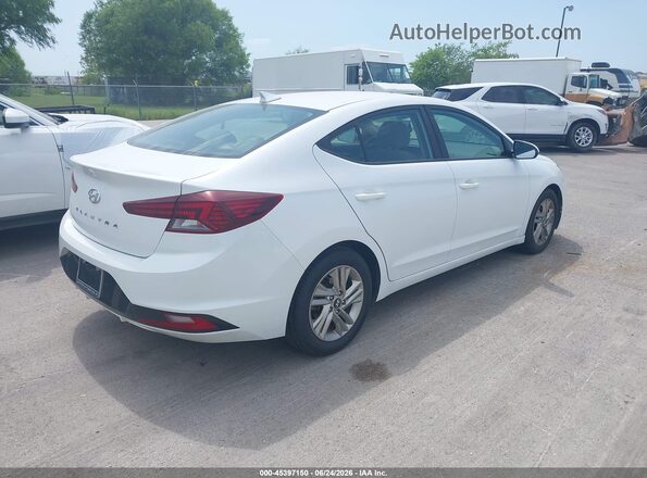 5NPD84LF7KH422242 2019 HYUNDAI ELANTRA White Trasero derecho