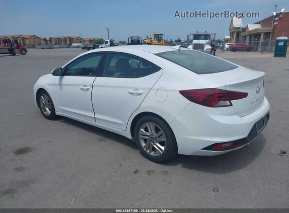 5NPD84LF7KH422242 2019 HYUNDAI ELANTRA White Trasero izquierdo