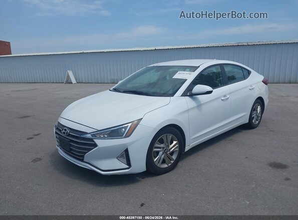 5NPD84LF7KH422242 2019 HYUNDAI ELANTRA White Vista frontal