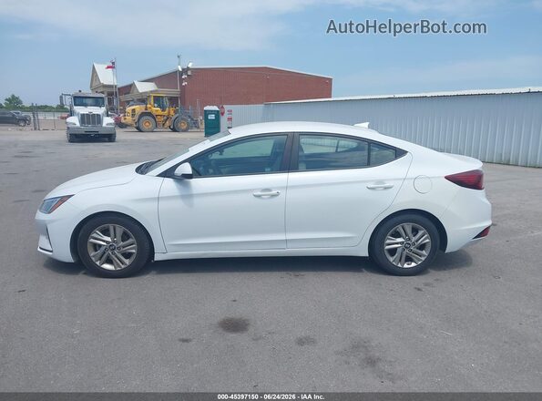 5NPD84LF7KH422242 2019 HYUNDAI ELANTRA White Vista interior de 360 grados
