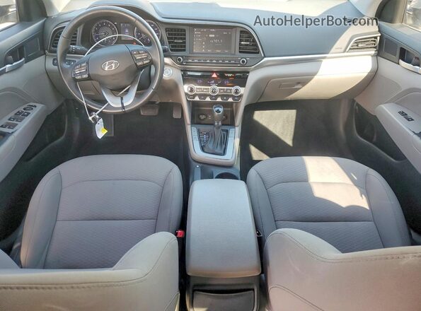 5NPD84LF7KH450462 2019 HYUNDAI ELANTRA Silver Vista del salpicadero