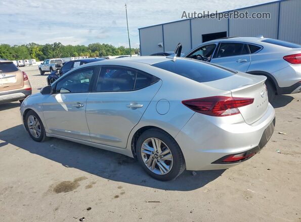 5NPD84LF7KH450462 2019 HYUNDAI ELANTRA Silver Trasero izquierdo