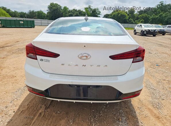 5NPD84LF7KH463647 2019 HYUNDAI ELANTRA White Հետևի տեսք